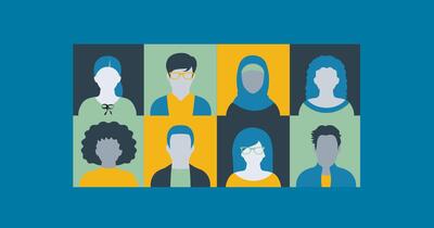 Illustration of diverse people