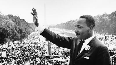 Photo of Martin Luther King, Jr. from the 1963 March on Washington