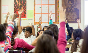 Students in classroom