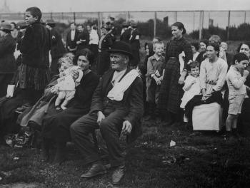 Group of Immigrants and their families, circa 1920.