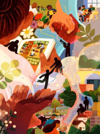 Illustration by Sarah Gonzales - collage image